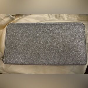 Kate Spade Shimmering Silver Wallet